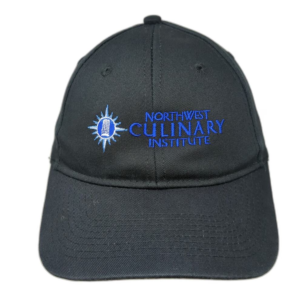 Port & Company Baseball Cap Black OS Northwest Culinary Institute Strapback Hat